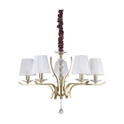 Ideal-Lux - Lampada a sospensione PEGASO SP5 , 72 x 72 x h74 cm,<Dmora Cheap