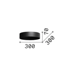 Ideal-Lux - Lampada a sospensione MIX UP SHADE CILINDRO BIG , 30 x 30 x h7 cm,<Dmora Fashion