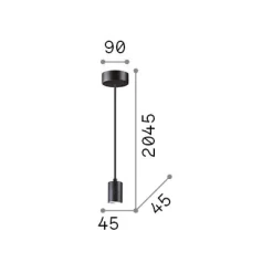 Ideal-Lux - Lampada a sospensione SET UP MSP1 , 5 x 5 x h33 cm,<Dmora Outlet