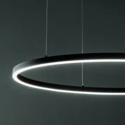 Ideal-Lux - Lampada a sospensione ORACLE SLIM SP D050 ROUND 4000K ON-OFF WH, 50 x 50 x h28 cm,<Dmora Hot