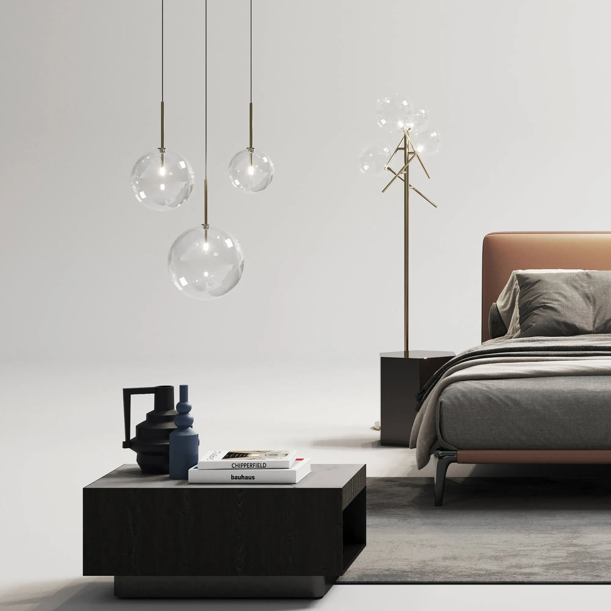 Ideal-Lux - Lampada a sospensione EQUINOXE SP1 D15 , 15 x 15 x h53 cm,<Dmora Store