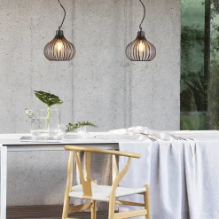 Ideal-Lux - Lampada a sospensione ONION SP1 D23, 24 x 24 x h48 cm,<Dmora Sale