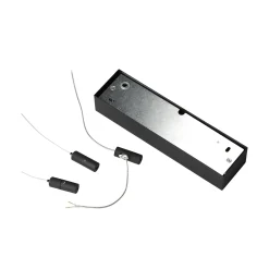 Ideal-Lux - Lampada a sospensione ORACLE SLIM SP D070 SQUARE 3000K ON-OFF BK, 70 x 70 x h28 cm,<Dmora Clearance