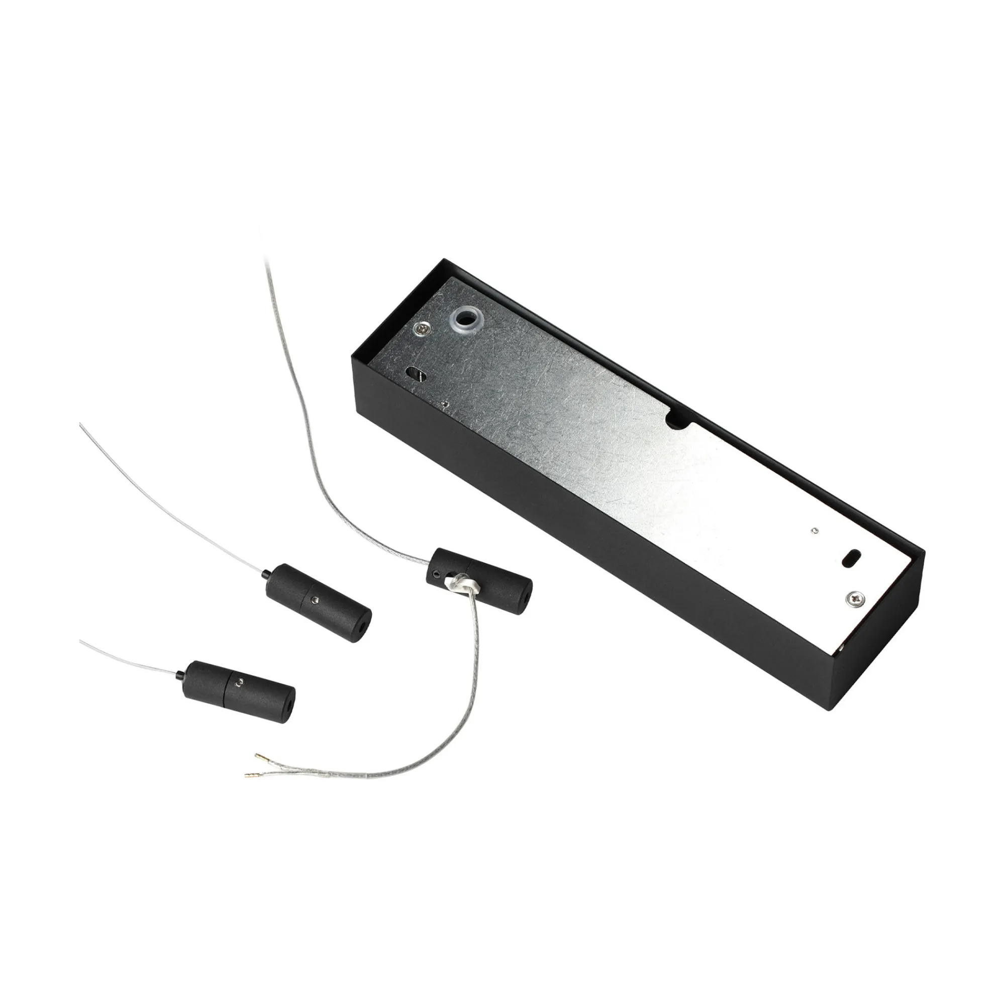 Ideal-Lux - Lampada a sospensione ORACLE SLIM SP D150 ROUND 3000K DALI BK, 150 x 150 x h28 cm,<Dmora Store