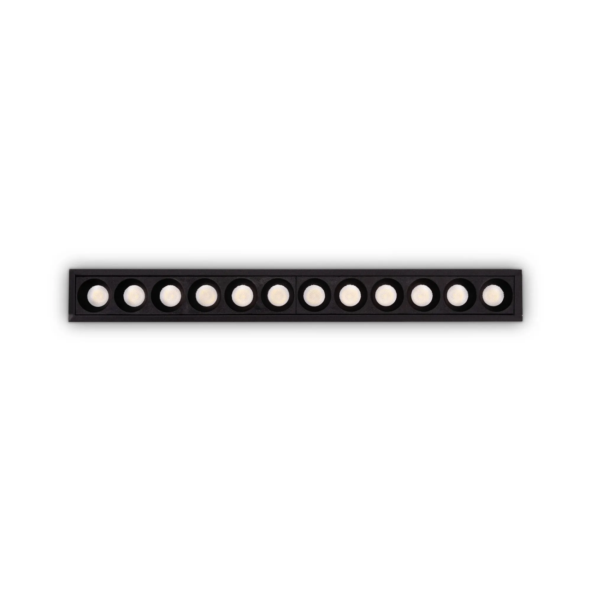 Ideal-Lux - Lampada da incasso LIKA FI SLIM 20W 3000K BK, 24 x 3 x h4 cm,<Dmora Best