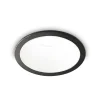 Ideal-Lux - Lampada da incasso GAME TRIM ROUND 11W 3000K BK WH, 9 x 9 x h8 cm, Bianco e Nero<Dmora Best