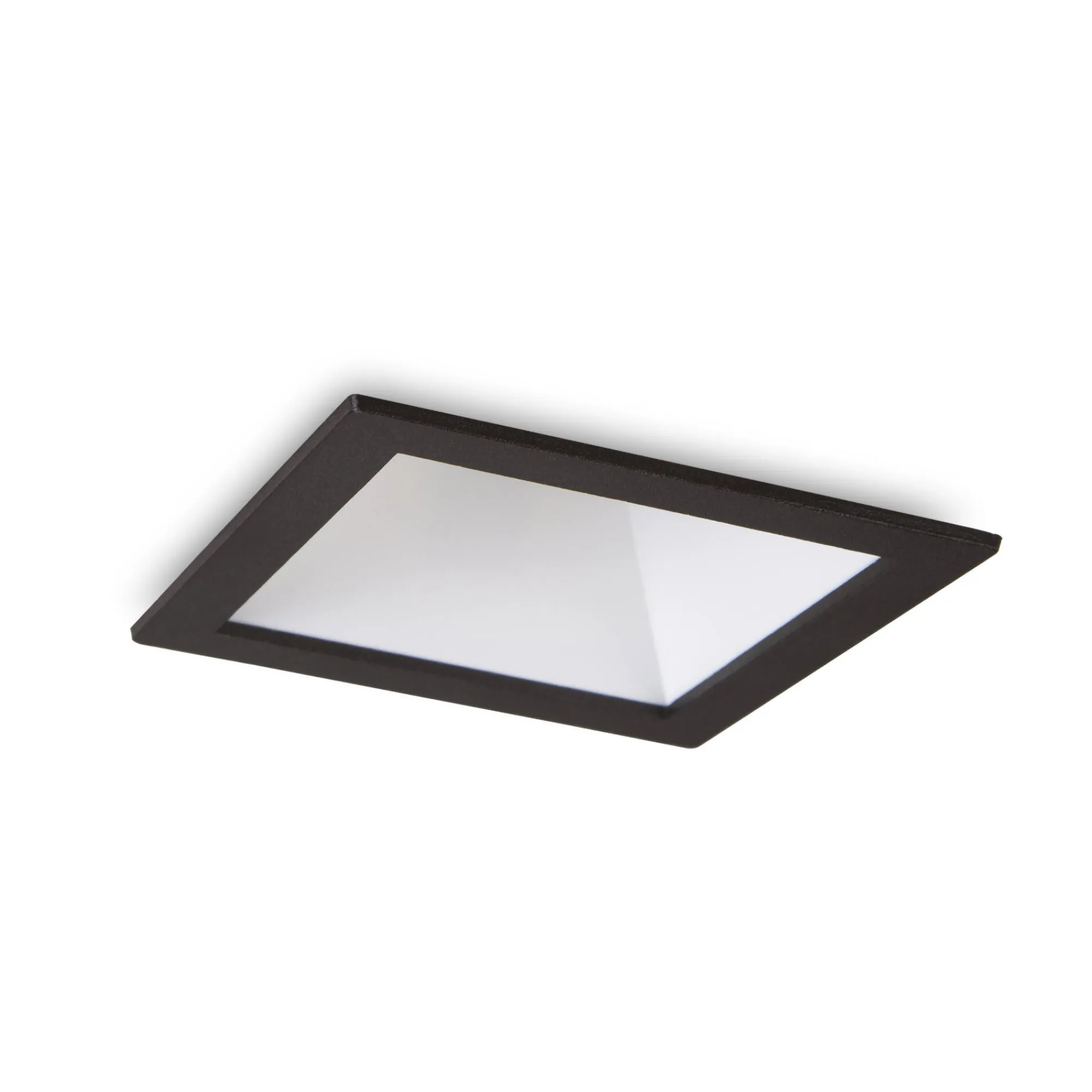Ideal-Lux - Lampada da incasso GAME TRIM SQUARE 11W 3000K BK WH, 8 x 8 x h12 cm, Bianco e Nero<Dmora Outlet