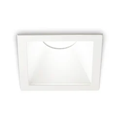 Ideal-Lux - Lampada da incasso GAME TRIM SQUARE 11W 2700K WH WH, 8 x 8 x h12 cm,<Dmora Cheap