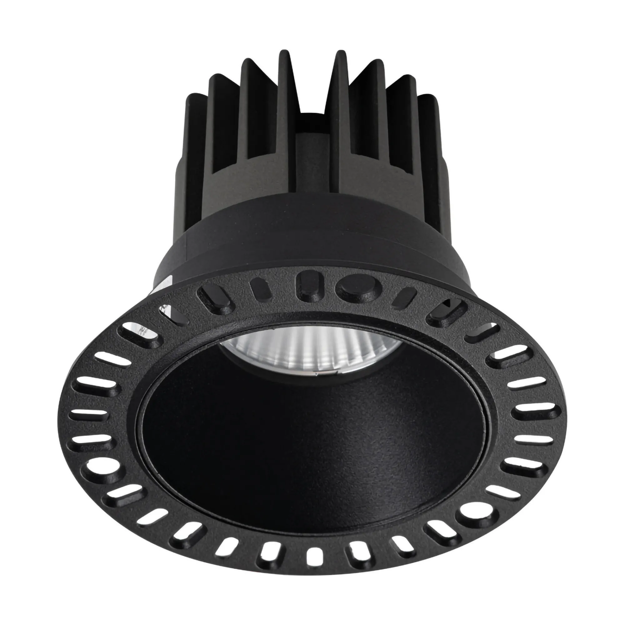 Ideal-Lux - Lampada da incasso GAME TRIMLESS ROUND 11W 3000K BK , 10 x 10 x h8 cm,<Dmora New