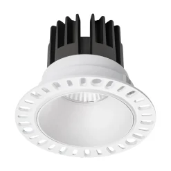 Ideal-Lux - Lampada da incasso GAME TRIMLESS ROUND 11W 3000K WH , 10 x 10 x h8 cm,<Dmora New