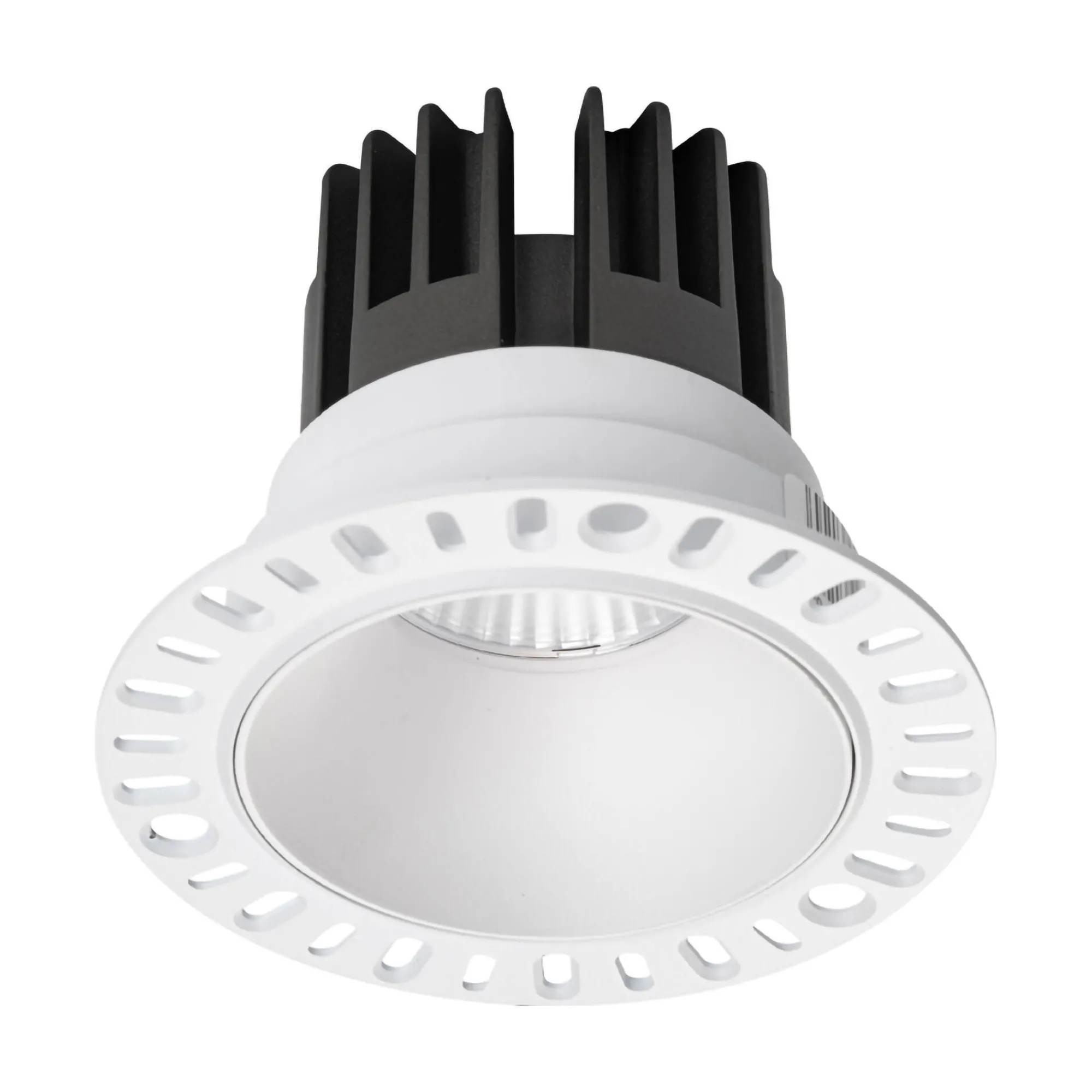 Ideal-Lux - Lampada da incasso GAME TRIMLESS ROUND 11W 3000K WH , 10 x 10 x h8 cm,<Dmora New