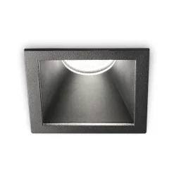 Ideal-Lux - Lampada da incasso GAME TRIM SQUARE 11W 3000K BK BK IP65, 9 x 9 x h12 cm,<Dmora Outlet