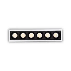 Ideal-Lux - Lampada da incasso LIKA FI SLIM 20W 3000K WH, 24 x 3 x h4 cm,<Dmora Discount