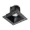 Ideal-Lux - Lampada da incasso GAME TRIMLESS SQUARE 11W 3000K BK , 10 x 10 x h8 cm,<Dmora Discount