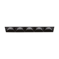 Ideal-Lux - Lampada da incasso LIKA FI TRIMLESS 12W 3000K BK, 14 x 7 x h5 cm,<Dmora Flash Sale