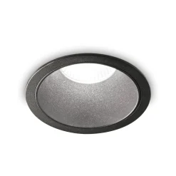 Ideal-Lux - Lampada da incasso GAME TRIM ROUND 20W 3000K BK BK, 12 x 12 x h11 cm,<Dmora Clearance