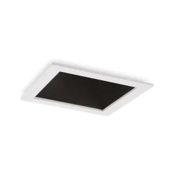 Ideal-Lux - Lampada da incasso GAME TRIM SQUARE 11W 3000K WH BK, 8 x 8 x h12 cm, Bianco e Nero<Dmora Clearance