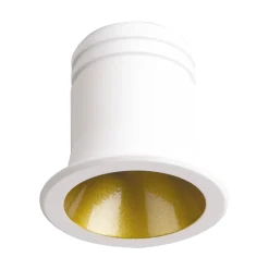 Ideal-Lux - Lampada da incasso VIRUS FI WH GD, 4 x 4 x h4 cm, Bianco e Oro<Dmora Cheap