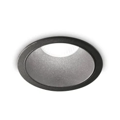 Ideal-Lux - Lampada da incasso GAME TRIM ROUND 11W 4000K BK BK, 9 x 9 x h8 cm,<Dmora Flash Sale
