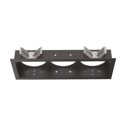 Ideal-Lux - Lampada da incasso BENTO FRAME SQUARE TRIPLE BK, 21 x 9 x h3 cm,<Dmora Best Sale