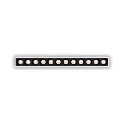 Ideal-Lux - Lampada da incasso LIKA FI SLIM 10W 3000K WH, 12 x 3 x h4 cm,<Dmora Sale