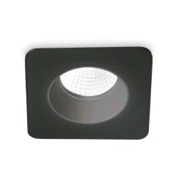 Ideal-Lux - Lampada da incasso ROOM-65 FI SQUARE BK, 10 x 8 x h5 cm,<Dmora New