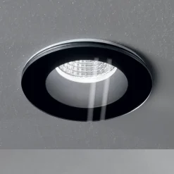 Ideal-Lux - Lampada da incasso ROOM-65 FI ROUND BK, 10 x 10 x h5 cm,<Dmora Best