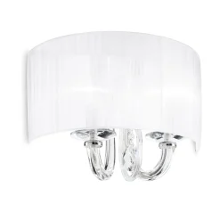 Ideal-Lux - Lampada da parete SWAN AP2, 44 x 30 x h22 cm,<Dmora Flash Sale