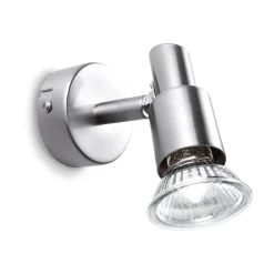 Ideal-Lux - Lampada da parete SLEM AP1 NICKEL, 6 x 10 x h13 cm,<Dmora New
