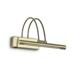 Ideal-Lux - Lampada da parete BOW AP D26 BRUNITO, 26 x 18 x h23 cm,<Dmora Clearance