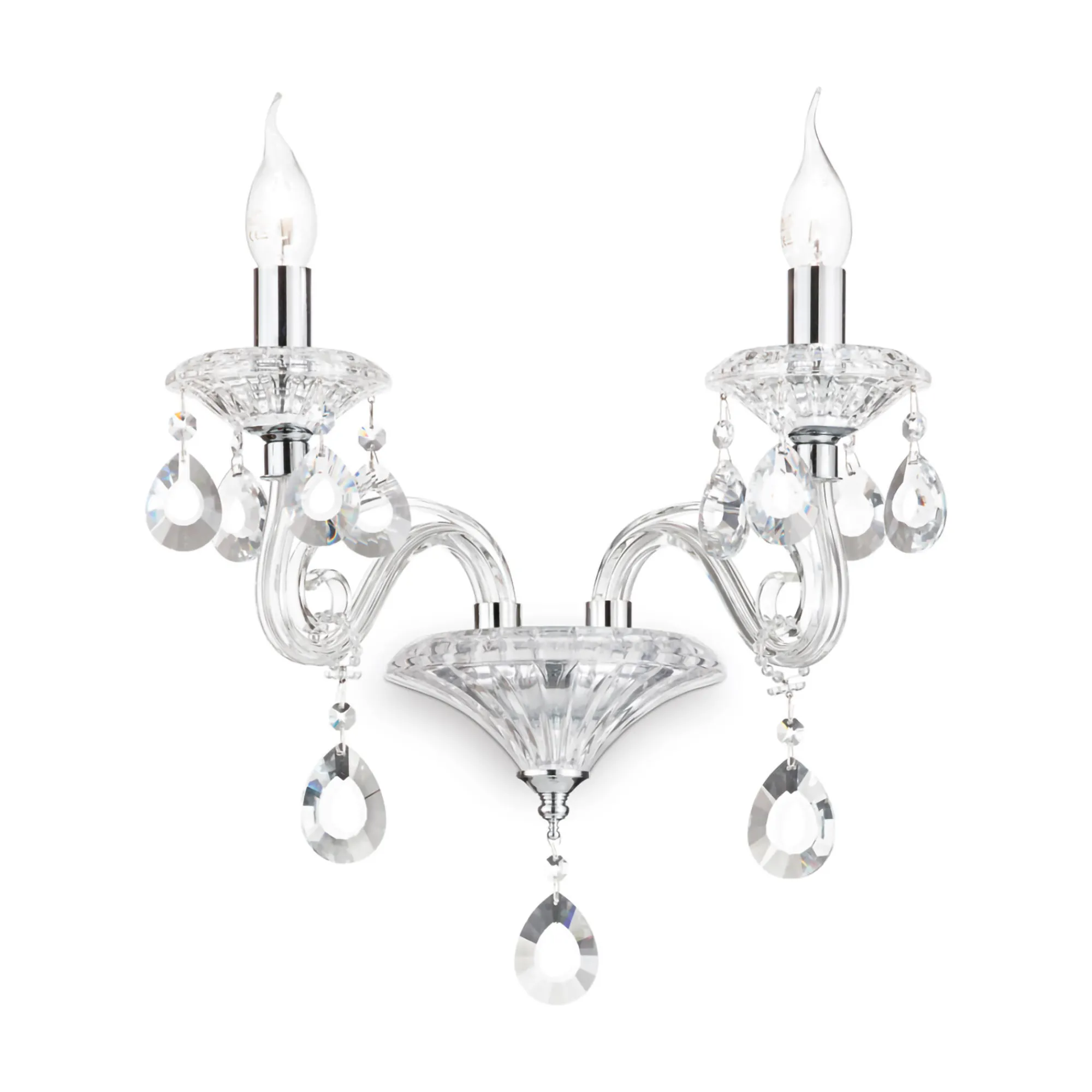 Ideal-Lux - Lampada da parete NEGRESCO AP2 , 34 x 29 x h25 cm,<Dmora Online