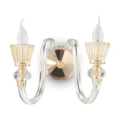 Ideal-Lux - Lampada da parete STRAUSS AP2, 43 x 23 x h23 cm,<Dmora Shop