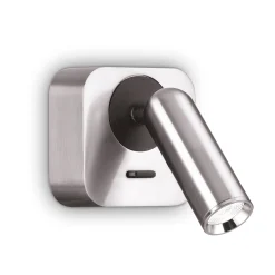 Ideal-Lux - Lampada da parete BEAN AP SQUARE NICKEL, 7 x 9 x h11 cm,<Dmora Best Sale