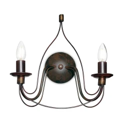 Ideal-Lux - Lampada da parete CORTE AP2 , Made in Italy, 36 x 37 x h21 cm,<Dmora Store