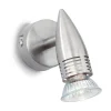 Ideal-Lux - Lampada da parete ALFA AP1 NICKEL, 6 x 11 x h11 cm,<Dmora Shop