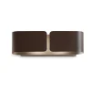 Ideal-Lux - Lampada da parete CLIP AP2 SMALL COFFEE, 44 x 13 x h11 cm,<Dmora New