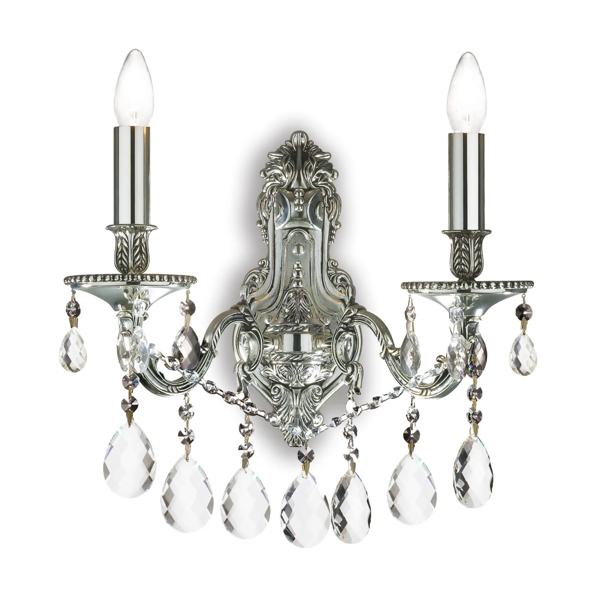 Ideal-Lux - Lampada da parete GIOCONDA AP2 , 31 x 43 x h22 cm,<Dmora Shop