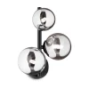 Ideal-Lux - Lampada da parete PERLAGE AP3 FUME', 24 x 32 x h16 cm,<Dmora New