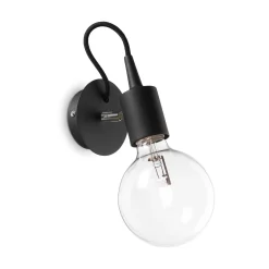 Ideal-Lux - Lampada da parete EDISON AP1 , 12 x 27 x h25 cm,<Dmora Fashion