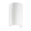 Ideal-Lux - Lampada da parete FLASH GESSO AP1 ROUND, 11 x 18 x h11 cm,<Dmora Best