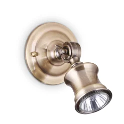 Ideal-Lux - Lampada da parete BARBER AP1, 10 x 16 x h14 cm,<Dmora Outlet