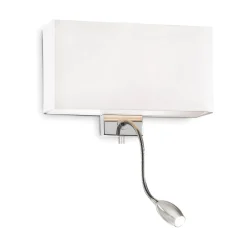Ideal-Lux - Lampada da parete HOTEL AP2 , 32 x 23 x h11 cm,<Dmora Outlet
