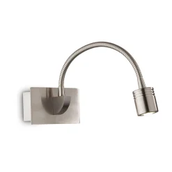 Ideal-Lux - Lampada da parete DYNAMO AP NICKEL, 12 x 7 x h33 cm,<Dmora Clearance