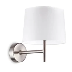 Ideal-Lux - Lampada da parete SET UP MAP1 NICKEL, 9 x 16 x h19 cm,<Dmora Outlet