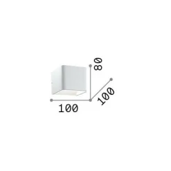 Ideal-Lux - Lampada da parete CLICK AP D10, 10 x 8 x h10 cm,<Dmora Online