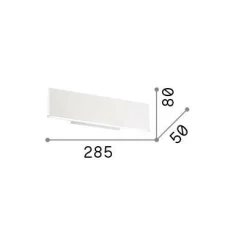 Ideal-Lux - Lampada da parete DESK AP2 , 29 x 8 x h5 cm,<Dmora Best Sale