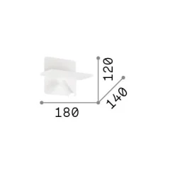Ideal-Lux - Lampada da parete PIANO AP , 18 x 12 x h14 cm,<Dmora Best Sale