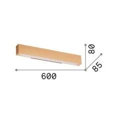 Ideal-Lux - Lampada da parete CRAFT AP D60, 60 x 8 x h9 cm,<Dmora Cheap