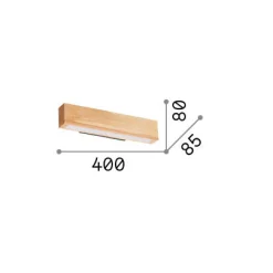 Ideal-Lux - Lampada da parete CRAFT AP D40, 40 x 8 x h9 cm,<Dmora Cheap