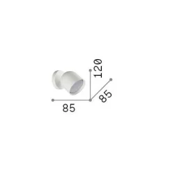 Ideal-Lux - Lampada da parete DODO AP1 , 9 x 12 x h9 cm,<Dmora New
